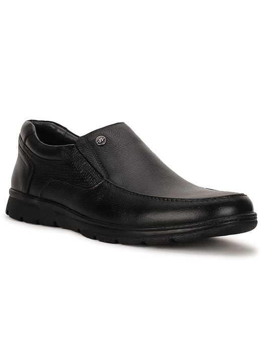 Bata Men Ramsay Slip ON Formal Shoes (Black)