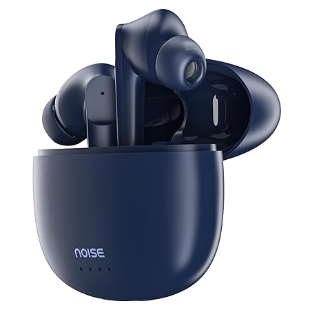 Noise Buds VS104 Truly Wireless in Earbuds with 45H of Playtime, Quad Mic with ENC, Instacharge(10 Min=200 Min), 13Mm Driver,Low Latency, BT V5.2 (Midnight Blue)