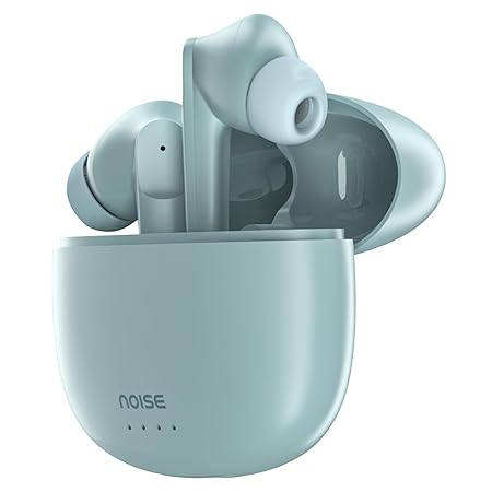 Noise Buds VS104 Truly Wireless in Earbuds with 45H of Playtime, Quad Mic with ENC, Instacharge(10 Min=200 Min), 13Mm Driver,Low Latency, BT V5.2 (Mint Green)