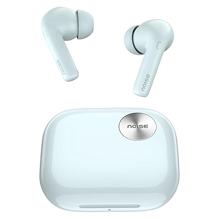 Noise Newly Launched Air Buds 6 in-Ear Bluetooth TWS - AI Enabled Smartbuds, ANC (up to 32db), Personalised App, in-Ear Detection, Voice Control, Google Fast Pair, BT v5.3(Sage Blue)