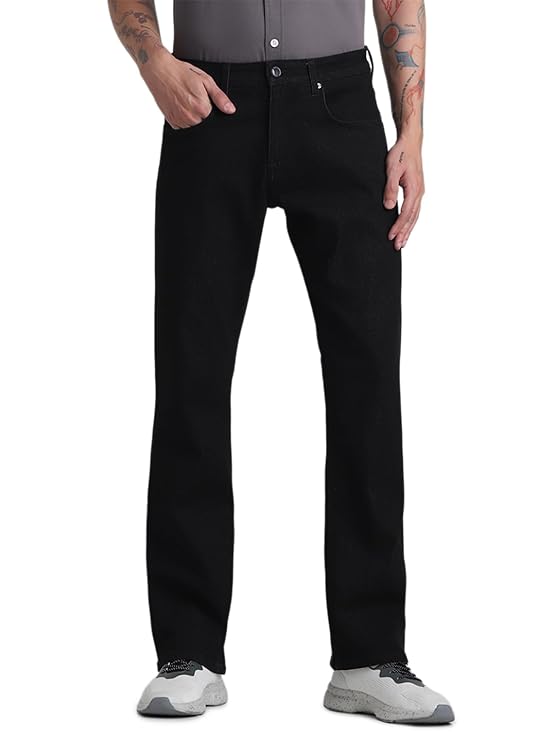 JACK & JONES Men's Mid Rise Regular Jeans