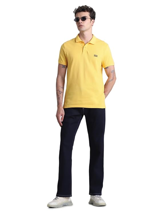 JACK & JONES Men's Mid Rise Regular Jeans