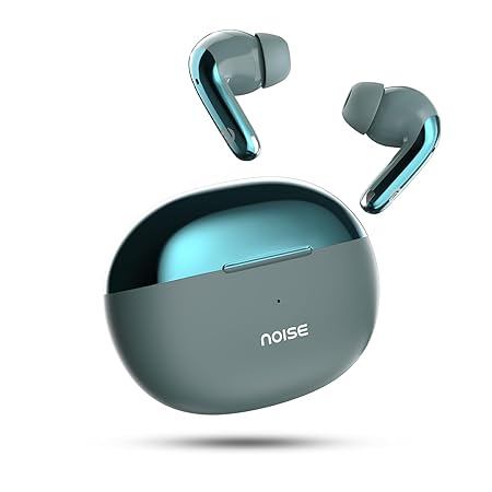 Noise Newly Launched Buds Verve 2 in-Ear True Wireless Earbuds with Chrome Finish, 50H of Playtime, Quad Mic with ENC, 13Mm Driver, Instacharge(10 Min=200 Min), BT V5.3(Iceberg Blue)
