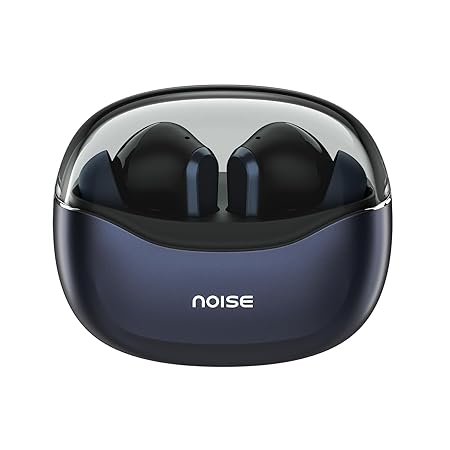 Noise Newly Launched Buds VS601 in Ear Truly Wireless Earbuds with 50H of Playtime, Transparent Case Lid, Quad Mic ENC, Dual Device Pairing, 10Mm Driver, BT V5.3 (Cobalt Blue)