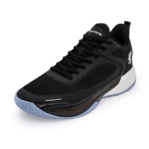 Red Tape Men's Basketball Shoes | Built for Agility and Court Comfort (Black\ Blue)