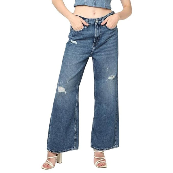GAP Women's Relaxed Jeans (MEDIUMBLUE)