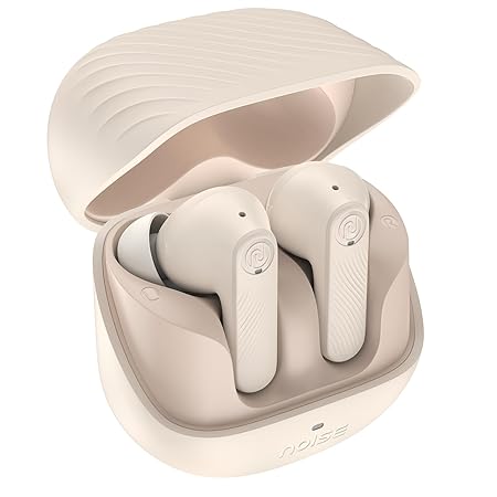 Noise Newly Launched Buds X2 in Ear Truly Wireless Earbuds with Massive 140H of Playtime, ANC (up to 32dB), Rubberised Finish, Dual Device Pairing, Dual EQ Modes, BT v5.3 (Dune Beige)