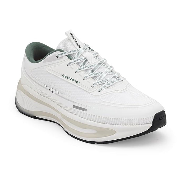 Red Tape Athleisure Shoes for Women |Cultured Round-Toe Shape & Cushioning Technology (GREY/GREEN)