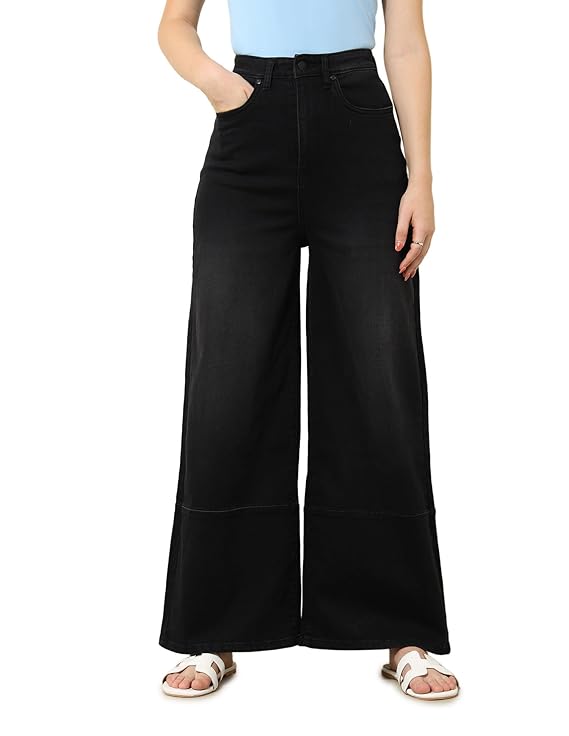 U.S. POLO ASSN. Women's Loose Jeans (Black)