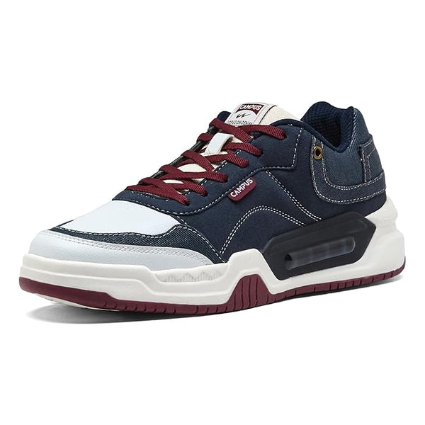Campus Men's DESTAN Sneakers (NAVY/MAROON)