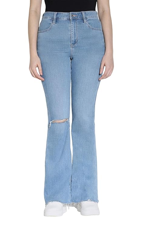 American Eagle Women's Flare Jeans (Blue)