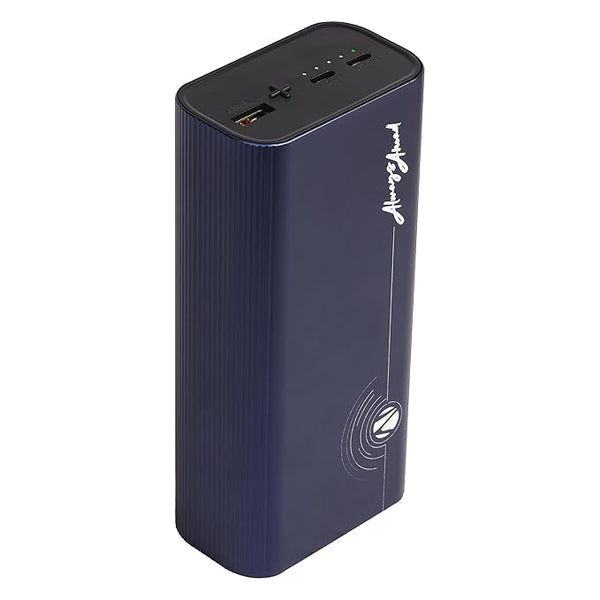 ZEBRONICS 27000 mAh Power Bank, 65W Fast Charging, Outputs (2 Type C & 1 USB) PD3.0, For iPhone, Android (2 color options)