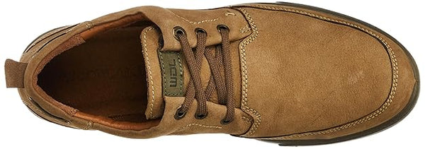 Woodland Men's Leather Casual Shoes (Brown)