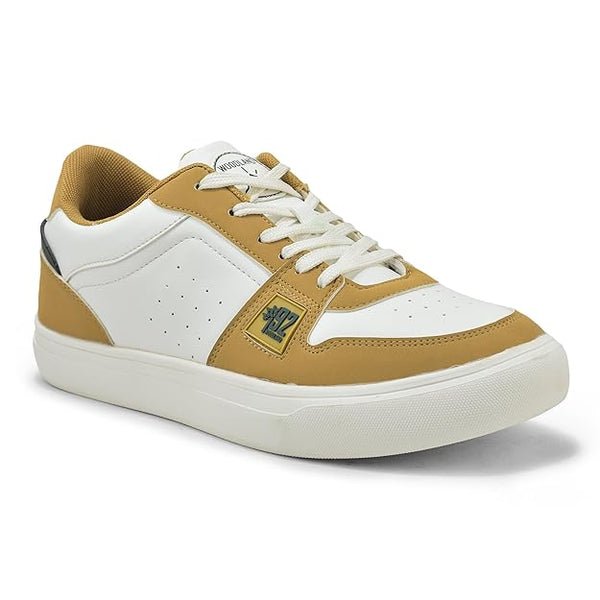Woodland Men's Sneaker (White/Camel)