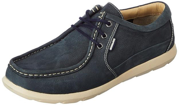 Woodland Men Navy Slip-On Shoes (BLUE)