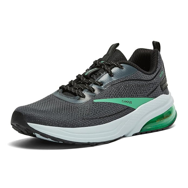 Campus Men Acetate Running Shoes (D.GRY/BLK)