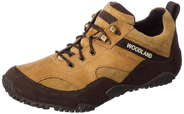 Woodland Men Olive Green Hiking Shoes (Brown)