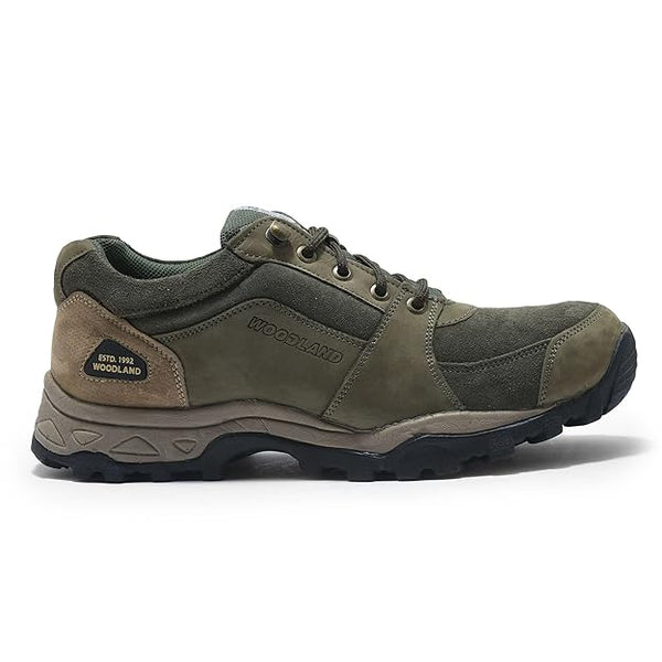 Woodland Men's Leather Sneaker (OLIVE GREEN)