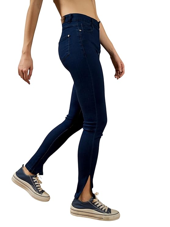 Dolce Crudo Women's Skinny High Rise Stretchable Jeans