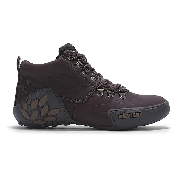 Woodland Men's Leather Sneaker (Brown)