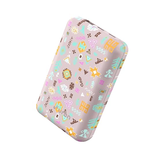 URBN X PAYAL Singhal 20000 mAh Premium Nano Power Bank | 22.5W Super Fast Charging | Pocket Size| Dual Power Delivery Mixed Output Ports (USB-A + Type-C) Quick Charge | Two-Way Fast Charge (Pink)