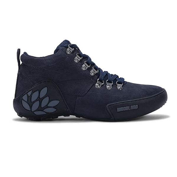 Woodland Men's Leather Sneaker (Navy)