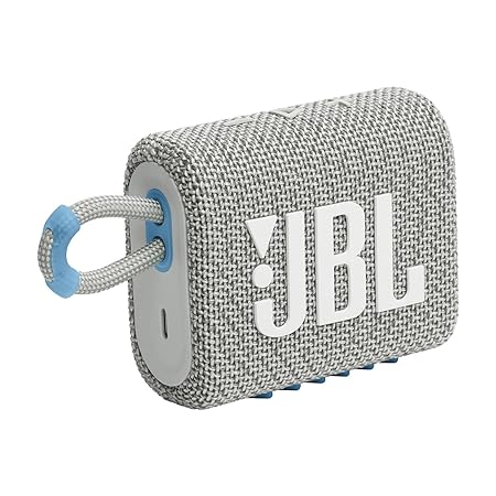 JBL Go 3 Eco with eco-Friendly Recycled Materials and Packaging, Wireless Portable Bluetooth Speaker, Pro Sound (3 color options)