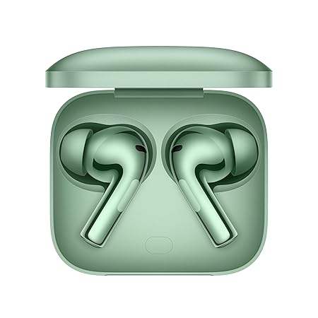OnePlus Buds 3 Truly Wireless Bluetooth Earbuds with Upto 49Db Smart ANC,Hi-Res Sound Quality,in Ear,Sliding Volume Control,10Mins for 7Hours Fast Charging with Upto 44Hrs Playback (Green)