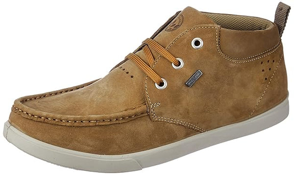 Woodland Men Droyal Blue Casual Shoes (Brown)