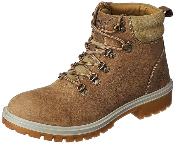 Woodland Men Creek Boot Kalp Khaki (KHAKI)