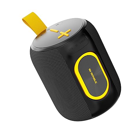 Nu Republic Sonicpop 2000 Wireless Speaker 20W Output, 14 Hrs Playtime, 66mm Dynamic Driver, Multi RGB Led Lights (Black)