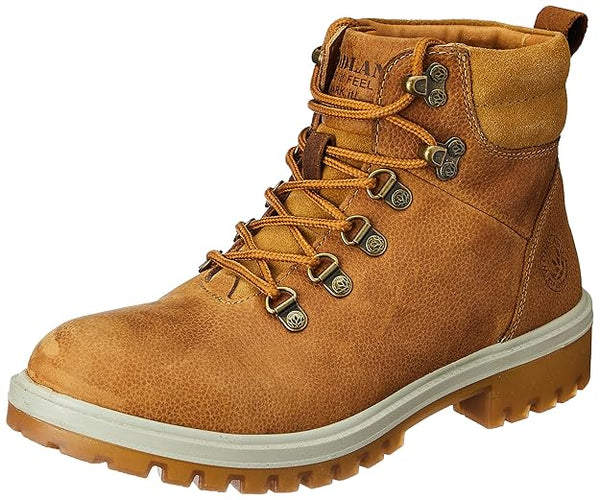 Woodland Men Creek Boot Kalp Khaki (CAMEL)